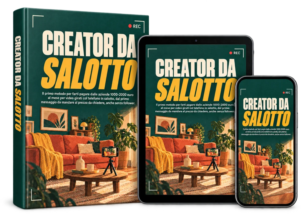 Creator da Salotto: la guida in PDF da leggere sul telefono, sul tablet o stampata